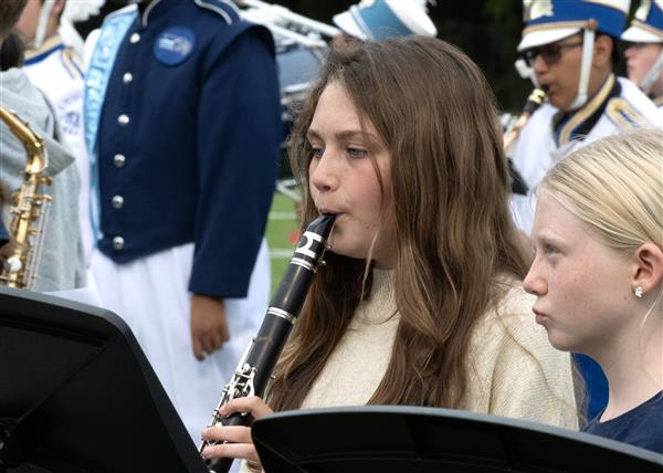 South River Feeder Elementary, Middle and High School Combined Band Performing
